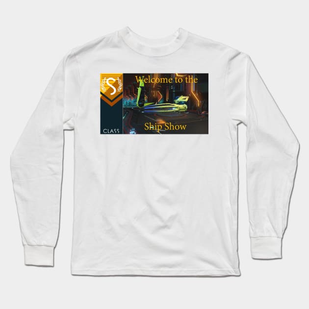 No mans Sky themed Welcome to the ship show Long Sleeve T-Shirt by atadrawing